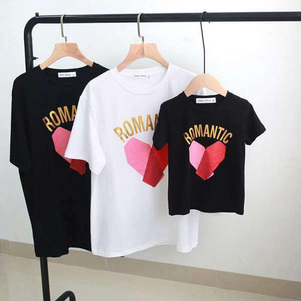 T Shirt Assorti Famille Romantic | MJ FRANKO
