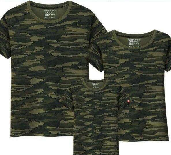 T shirt Assorti Famille Militaire | MJ FRANKO