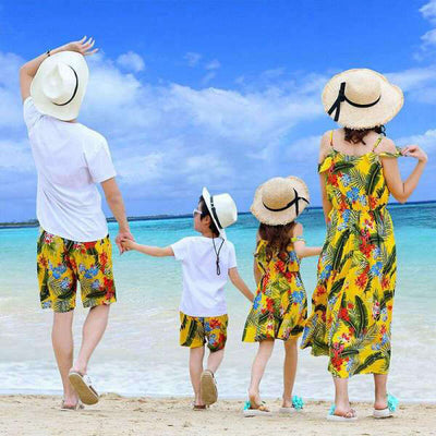 Vêtement Assorti Famille T Shirt Short Robe | MJ FRANKO