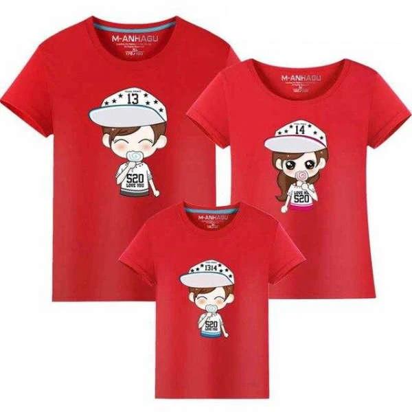 T Shirt Famille Assorti Dessin Animé | MJ FRANKO