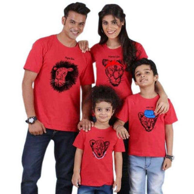 T Shirt Famille Assorti Lion | MJ FRANKO