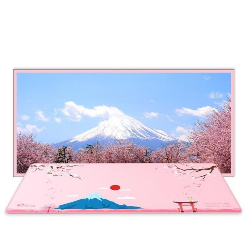 Tapis de Souris Rose Mont Fuji Sakura | MJ FRANKO