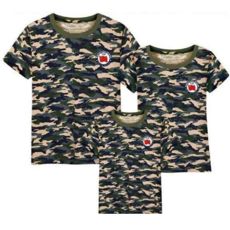 T shirt Assorti Famille Militaire