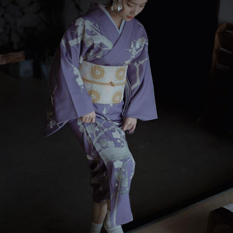 Yukata Femme Violet | MJ FRANKO