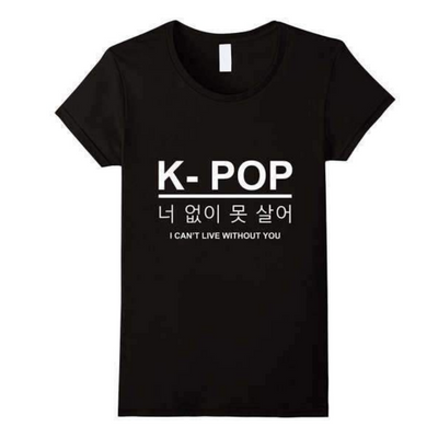 T Shirt Kpop Style