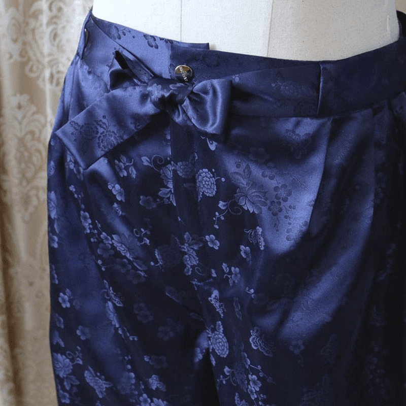 Hanbok Homme Violet Bleu | MJ FRANKO