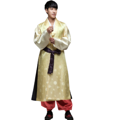 Hanbok Homme Jaune | MJ FRANKO
