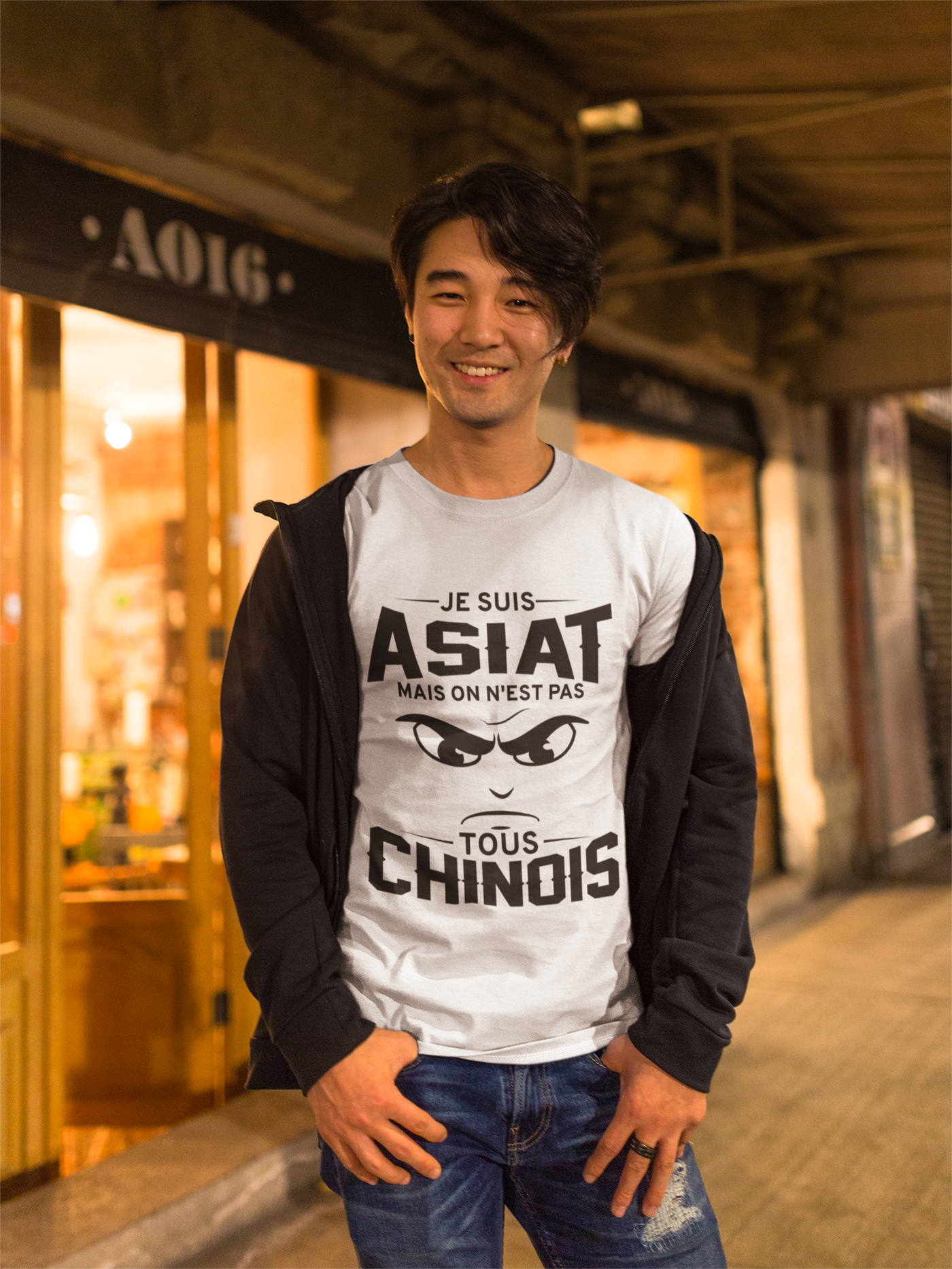 T Shirt Humoristique Asiatique mais Pas Chinois | MJ FRANKO