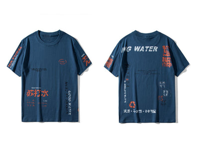T Shirt Streetwear Ecriture Japonaise