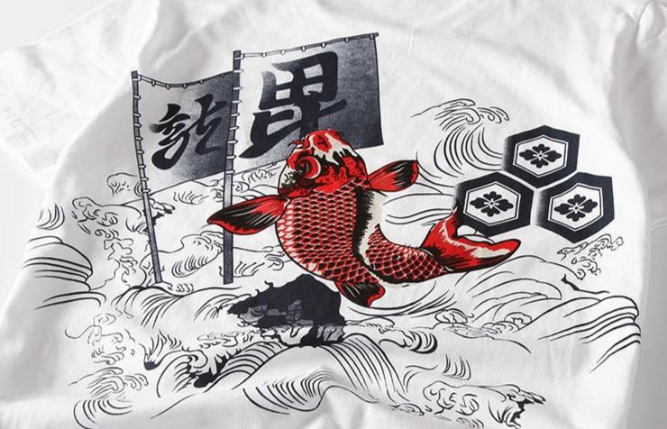 T Shirt Carpe Japonais | MJ FRANKO