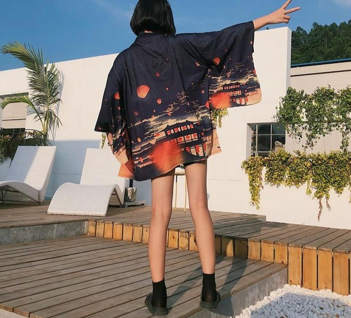 Veste Kimono Femme Lampion | MJFRANKO