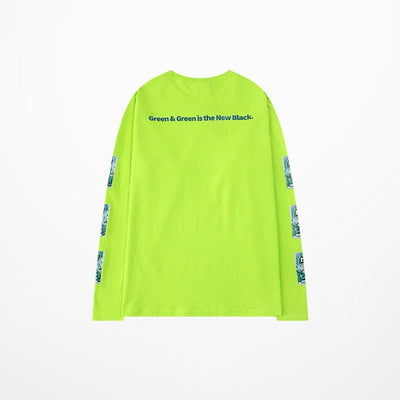T Shirt Vert Fluo Streetwear | MJ FRANKO