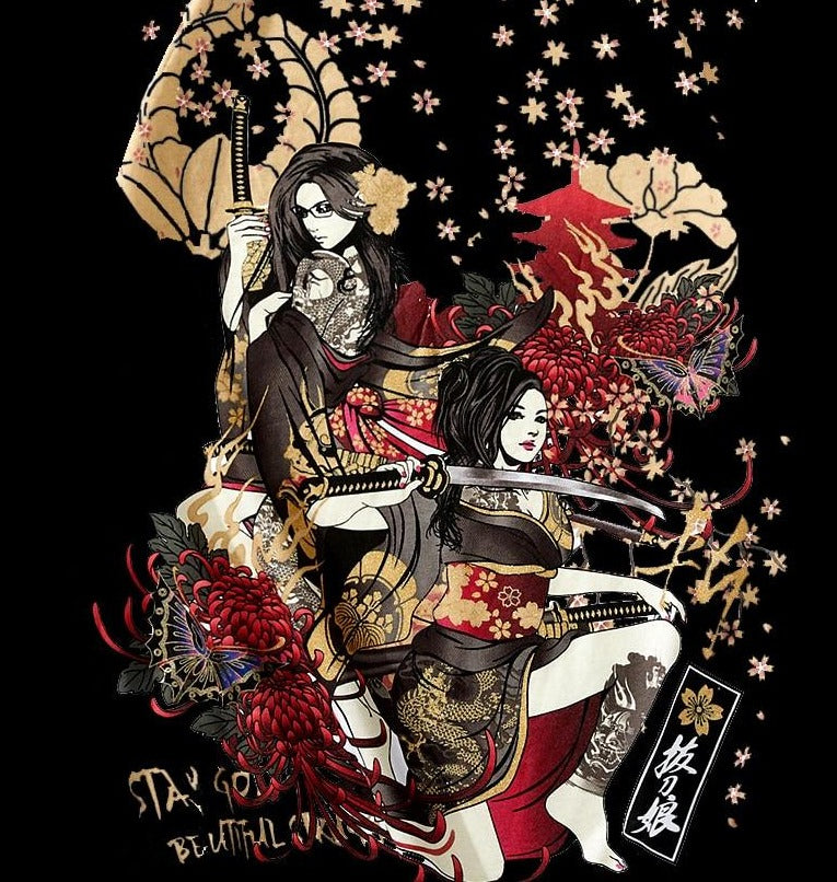 T Shirt Guerrière Samourai | MJ FRANKO