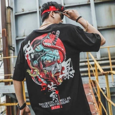 T Shirt Tête de Samouraï | MJ FRANKO