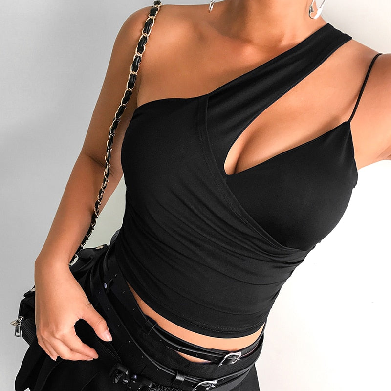Débardeur Streetwear Femme Noir | MJ FRANKO