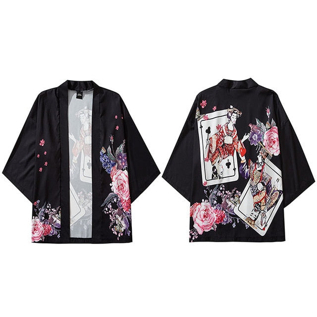 Veste Kimono Cartes | MJ FRANKO
