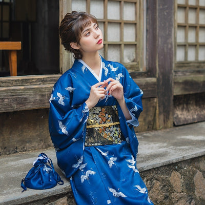Yukata Kimono Femme Grues | MJ FRANKO