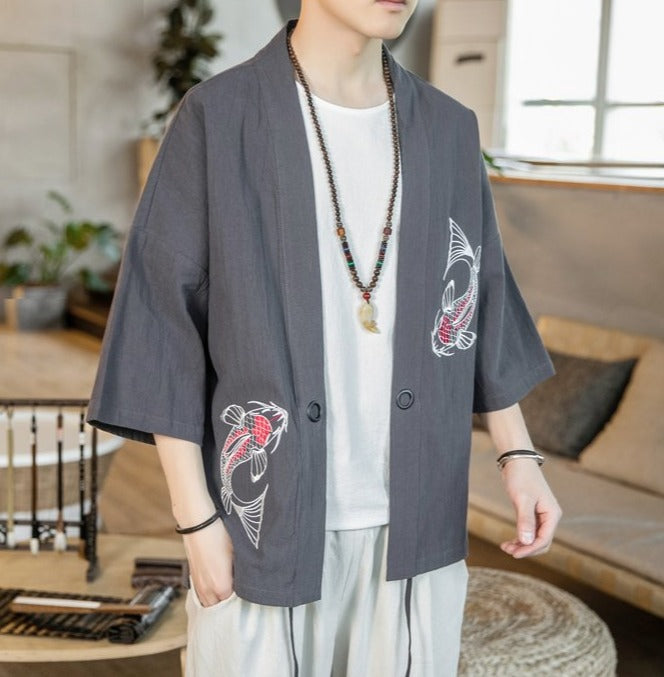 Veste Kimono Carpe Koi | MJ FRANKO