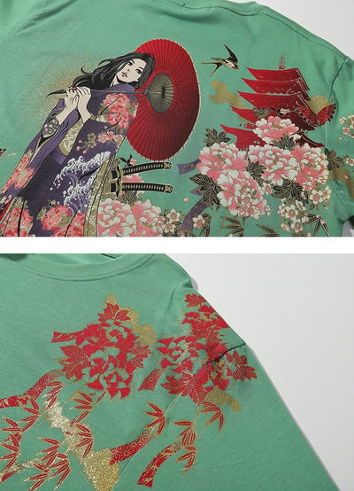 T Shirt Samourai Femme | MJ FRANKO