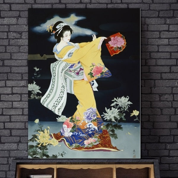 Tableau de Femme Japonaise | MJ FRANKO