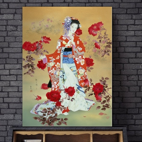 Tableau de Femme Japonaise | MJ FRANKO