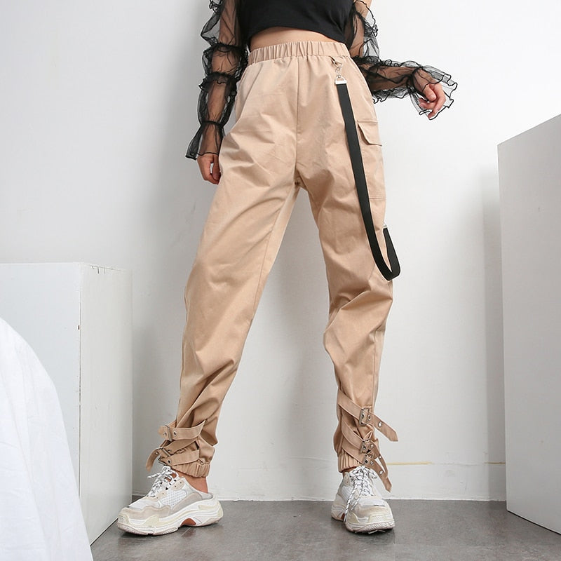 Ensemble Veste Court et Pantalon Cargo Streetwear Femme | MJ FRANKO