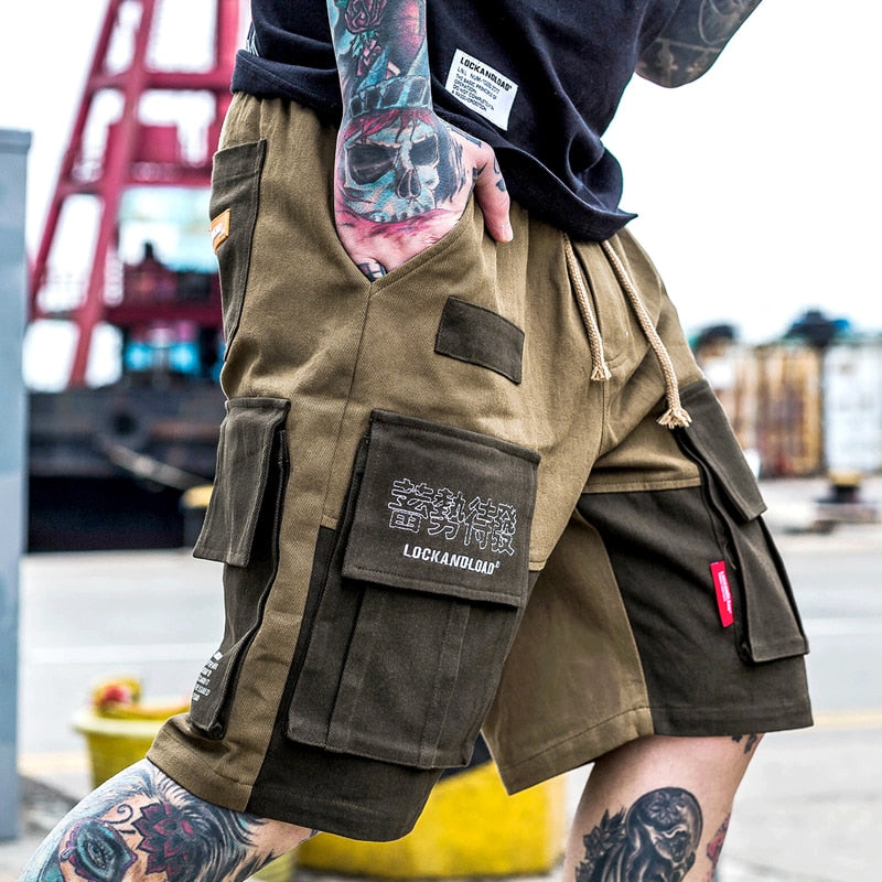 Short Cargo Homme Streetwear Bicolore | MJ FRANKO