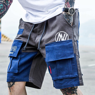 Short Cargo Homme Streetwear Bicolore | MJ FRANKO