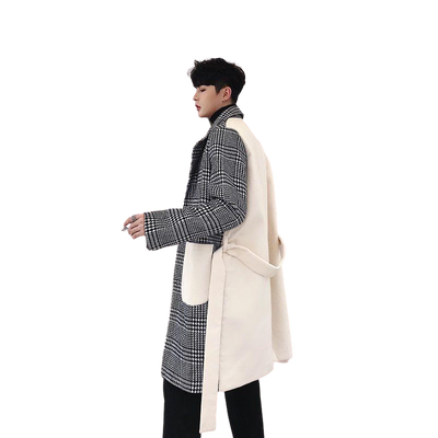 Veste Longue Coréenne Homme Bicolore | MJ FRANKO