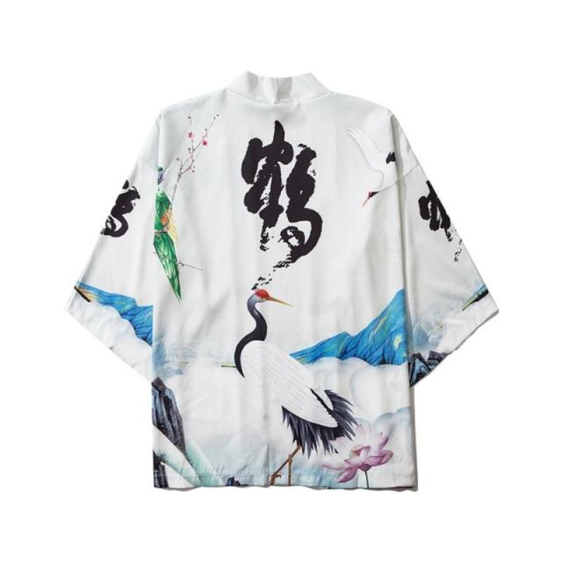 Veste Kimono Grues Sakura | MJ FRANKO