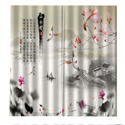 Rideau Paysage et Fleurs Sakura | MJ FRANKO