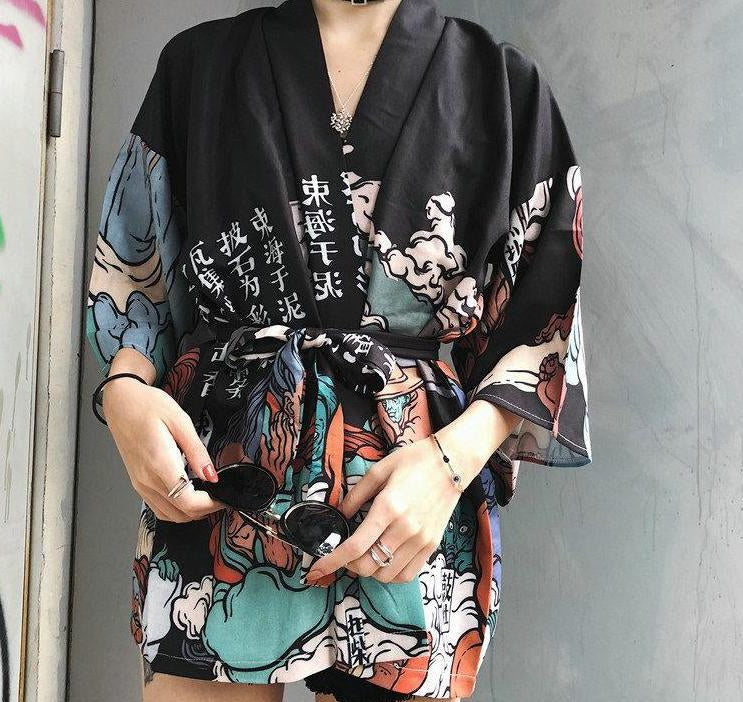Veste Kimono Femme Coloré | MJ FRANKO