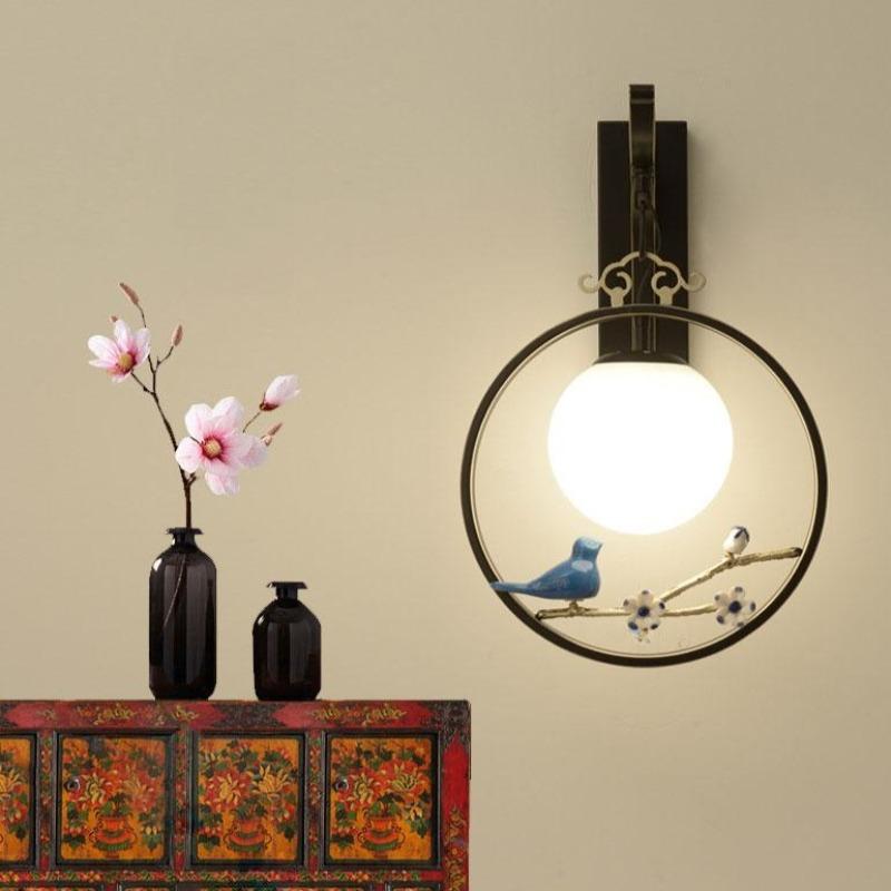 Lampe Murale Oiseau et Sakura | MJ FRANKO
