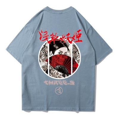 T Shirt Femme Japonaise Eventail | MJ FRANKO