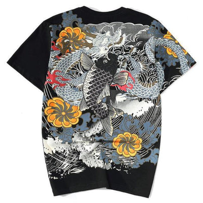 T Shirt Koi Et Dragon | MJ FRANKO